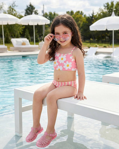 Floral 2 Piece Swimsuit - 3-10Y