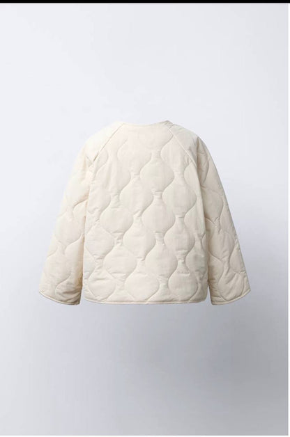 Girl Puff Jacket - OFF-WHITE - 2-7Y