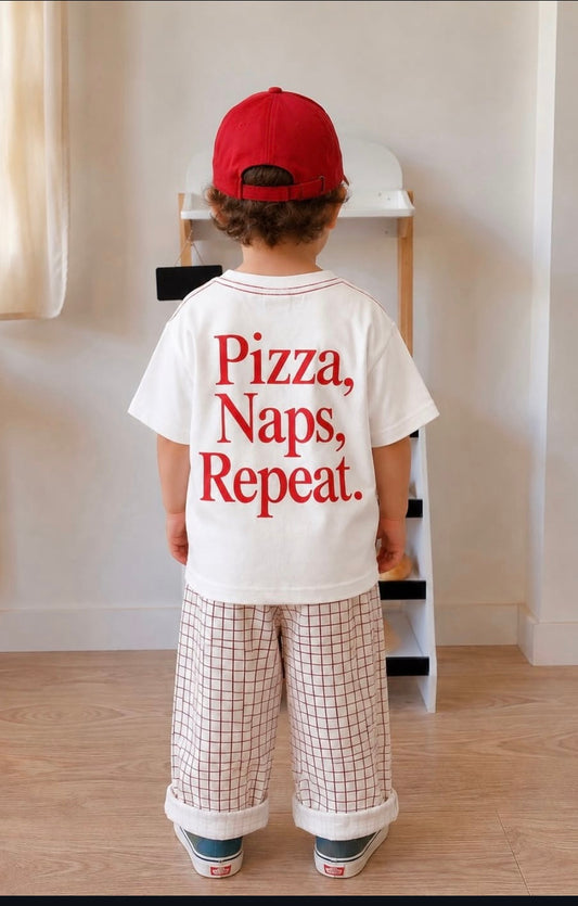 Snacks for Dinner Pants & Tshirt Set - 2-8Y