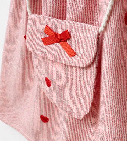 Heartfelt Bow Dress - 9M-4Y