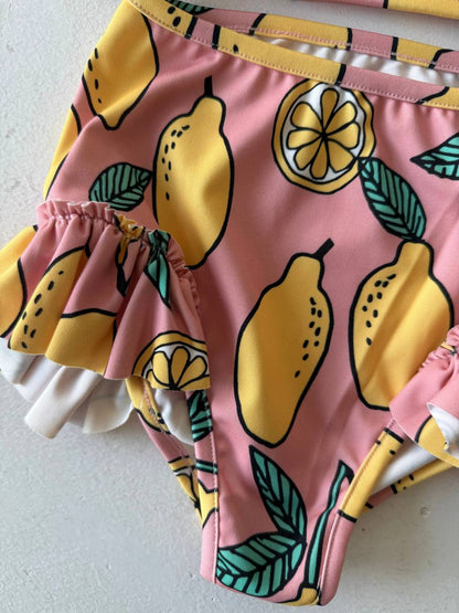 Mediterranean Lemon 2 Piece Swim Set - 3-9Y