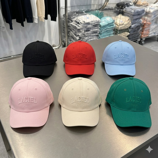 LACIEL PARIS - CAP - 2-10Y - RED/BEIGE/BLUE/GREEN/BLACK/PINK