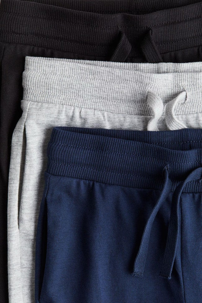 Cotton Joggers - Black/Grey/Navy/Dark Grey - 2-8Y