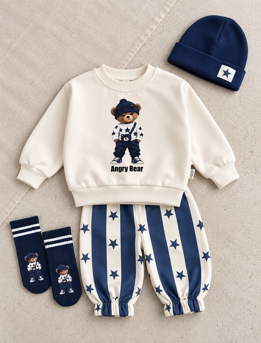 Angry Bear Baby Set (4 pcs) - 6M-3Y